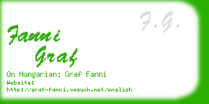 fanni graf business card
